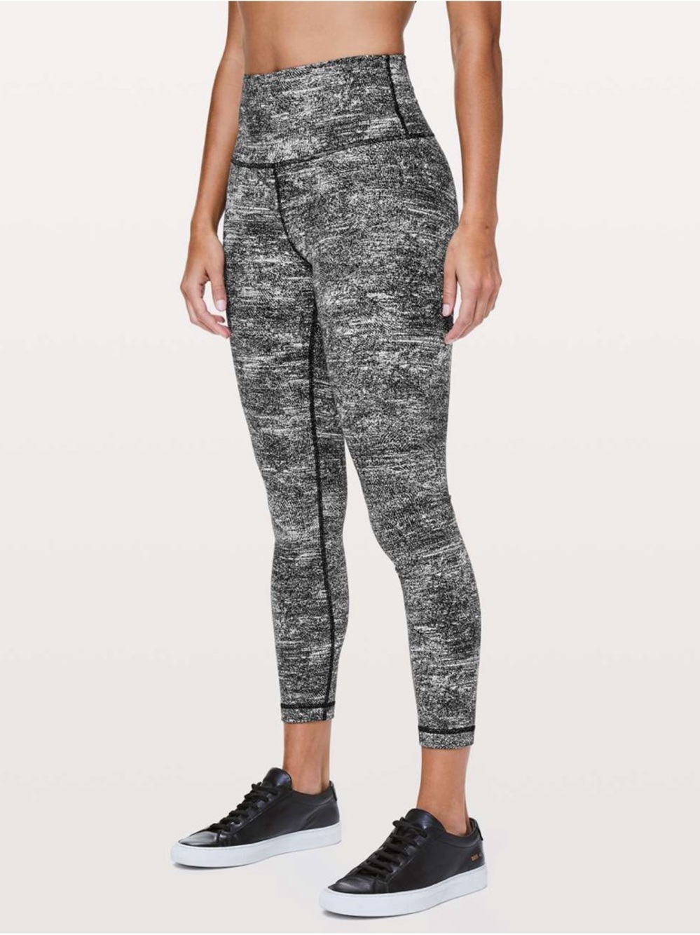 Lululemon Wunder Under Hi-Rise 7/8
Tight -Rush Jacquard Black White